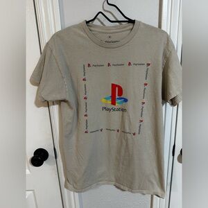 PlayStation Retro Logo Graphic Tee | Classic PS1 Style Shirt- Size M